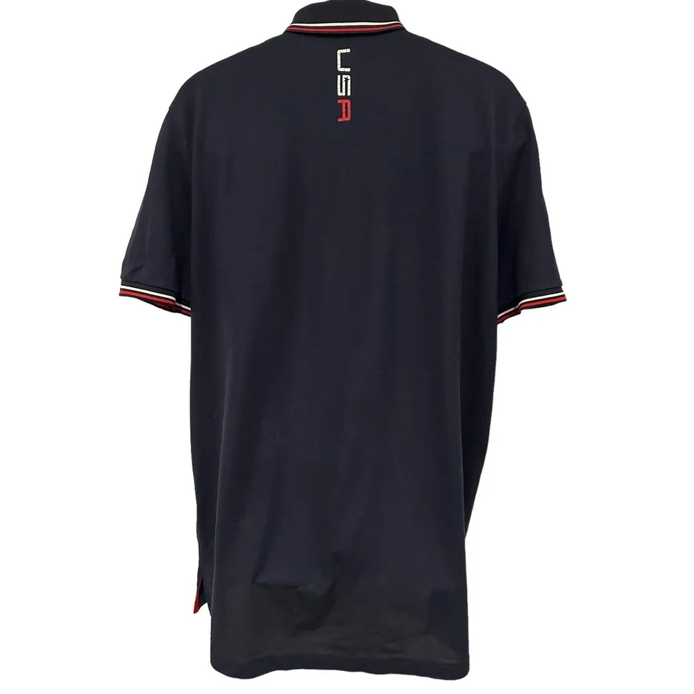 POLO GOLF RALPH LAUREN Mens Polo Shirt Performance Ryder Cup USA Big‎ Pony XL